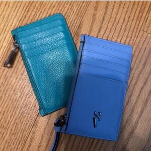 Aimee Kestenberg Teal and Blue Key & Card Holders